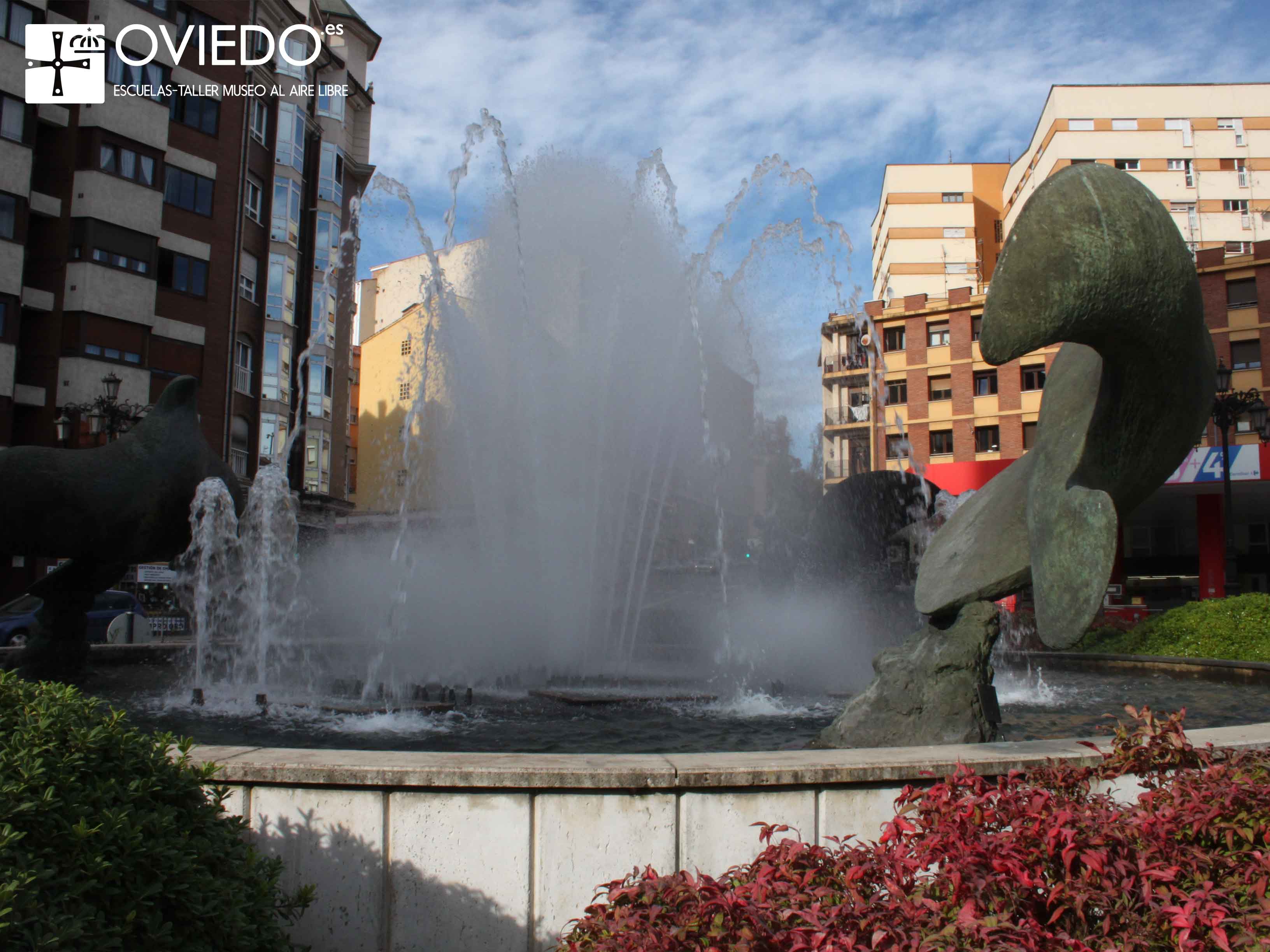 escultura completa palomas